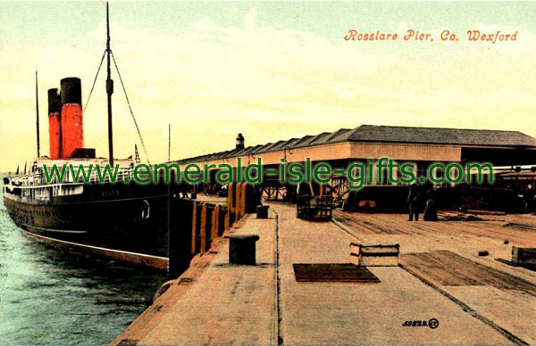 Wexford - Pier at Rosslare - old image