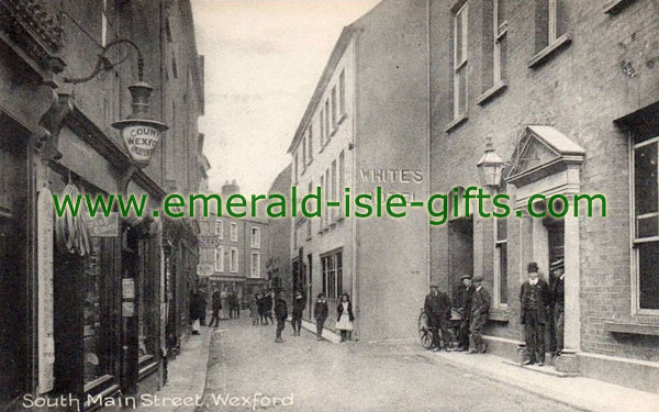 Wexford Town - b/w photo - South Main St