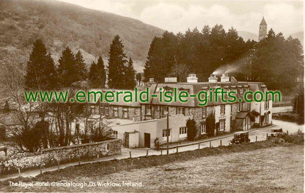 Wicklow - Lovely old photo of Royal Hotel, Glendalough