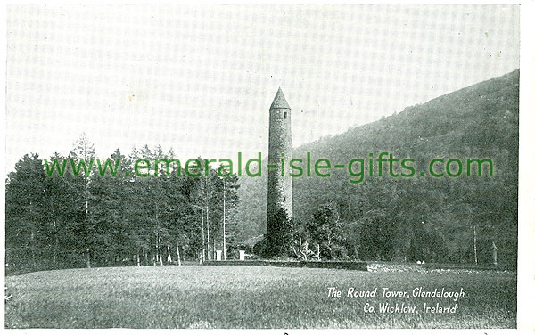 Wicklow - Glendalough - Round Tower b/w