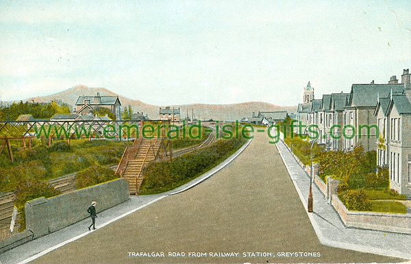 Wicklow - Greystones - Trafalgar road from railway station