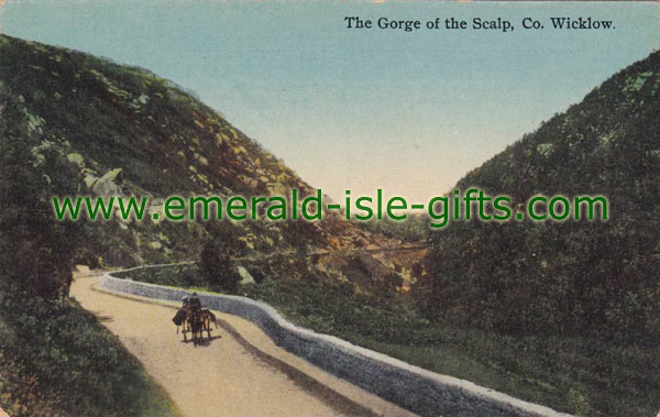 Wicklow - The Gorge of the Scalp - vintage print