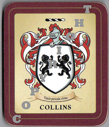 Collins Family Irish Herraldic Coasters