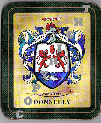 Donnelly Family Irish Heraldic Coasters