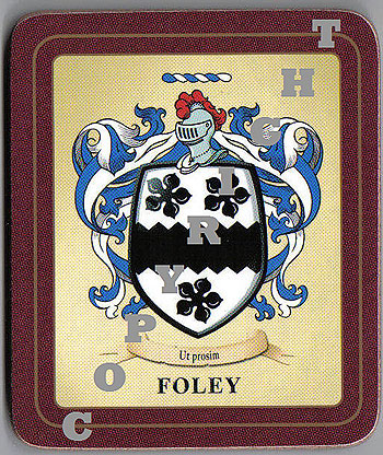 Foley Family Irish Heraldic Coasters