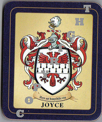 Joyce Family Irish Heraldic Coasters