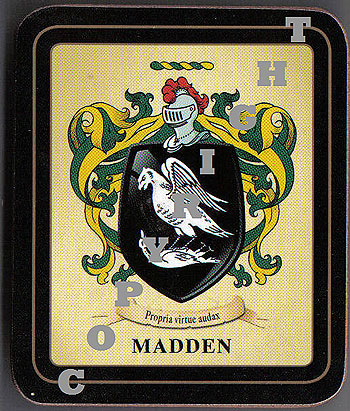 Madden Family Irish Heraldic Coasters