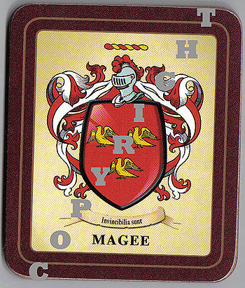 Magee Family Irish Heraldic Coasters