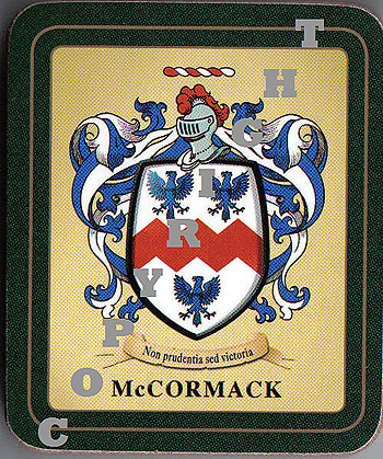 McCormack Family Irish Heraldic Coasters