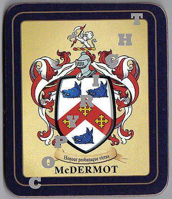 McDermot Family Irish Heraldic Coasters