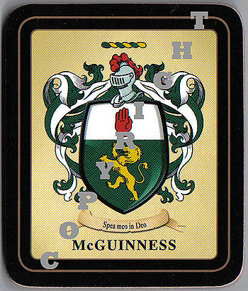 McGuinness Family Irish Heraldic Coasters