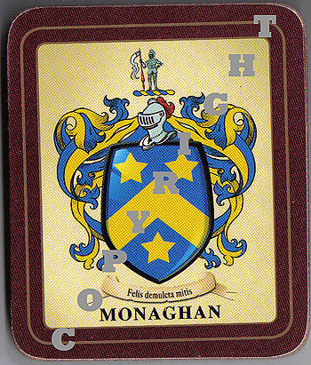 Monaghan Family Irish Heraldic Coasters