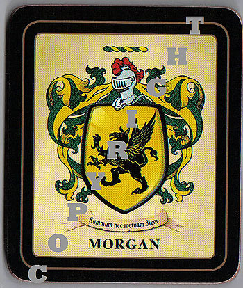 Morgan Family Irish Heraldic Coasters