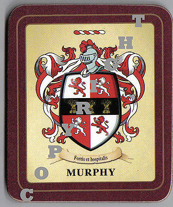 Murphy Family Irish Heraldic Coasters