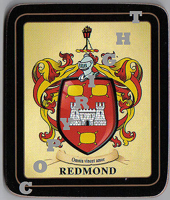 Redmond Family Irish Heraldic Coasters