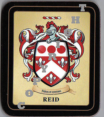 Reid Family Irish Heraldic Coasters