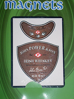 Powers Irish Whiskey Fridge Magnet