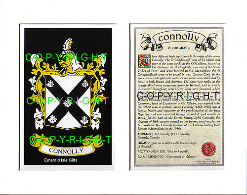 CONNER to CORLESS Family Crest and Name History