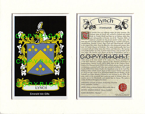 LUCY to MAC BETH Family Crest and Name History