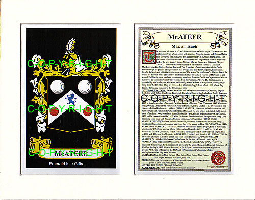 Mangan Family Crest and Name History