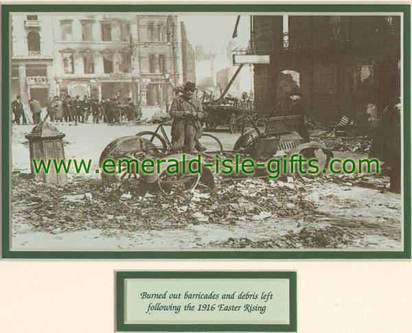 Easter Rising 1916 Barricades & Bomb Damage