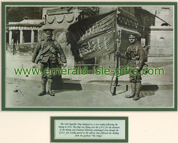 British Troops with Captured Free State Flag