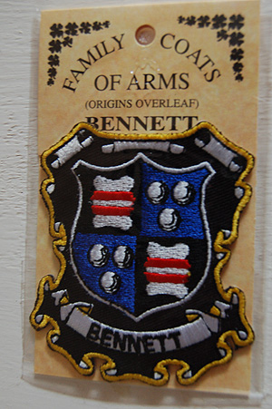 Bennett Embroidered Patch - Coat of Arms