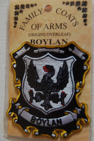 Boylan Embroidered Patch - Coat of Arms