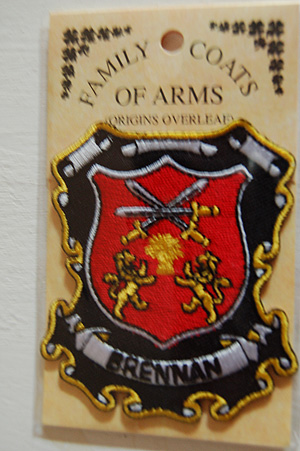 Brennan Embroidered Patch - Coat of Arms