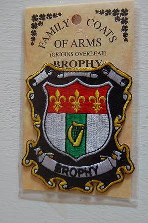 Brophy Embroidered Patch - Coat of Arms