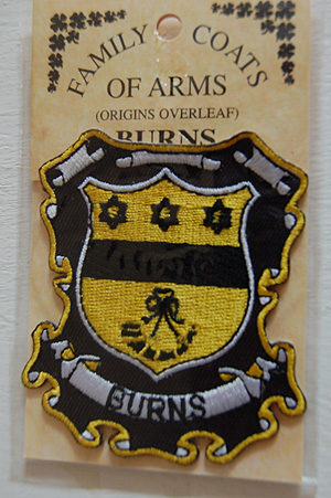 Burns Embroidered Patch - Coat of Arms