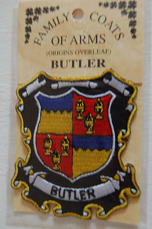 Butler Embroidered Patch - Coat of Arms