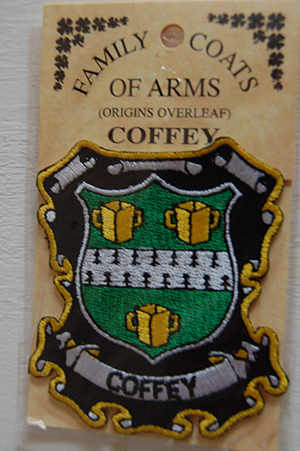 Coffey Embroidered Patch - Coat of Arms