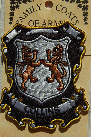 Collins Embroidered Patch - Coat of Arms