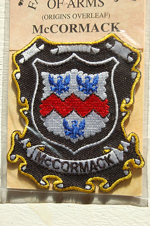 McCormack Embroidered Patch - Coat of Arms