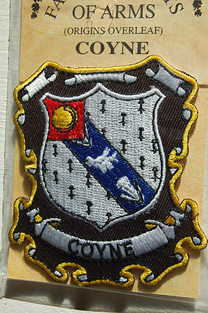 Coyne Embroidered Patch - Coat of Arms