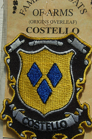 Costello Embroidered Patch - Coat of Arms