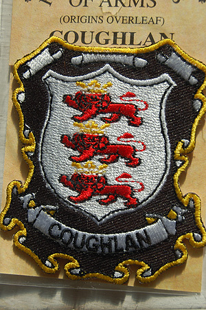 Coughlan Embroidered Patch - Coat of Arms