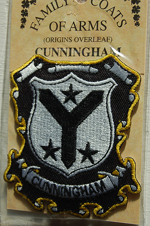 Cunningham Embroidered Patch - Coat of Arms