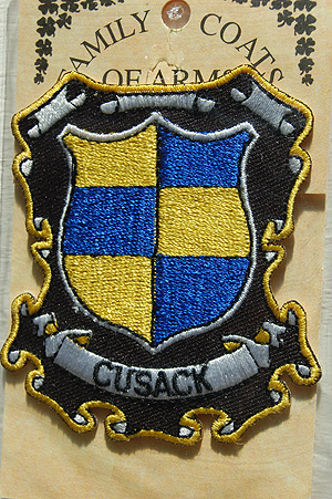 Cusack Embroidered Patch - Coat of Arms