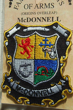 McDonnell Embroidered Patch - Coat of Arms