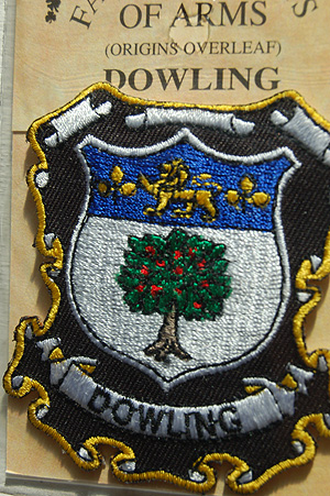 Dowling Embroidered Patch - Coat of Arms