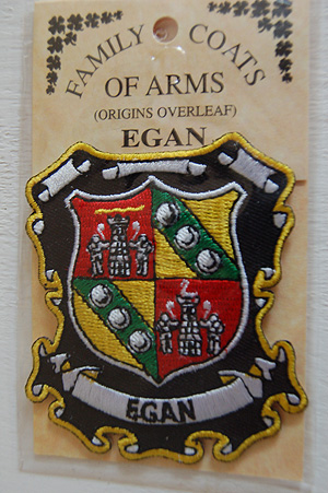 Egan Embroidered Patch - Coat of Arms