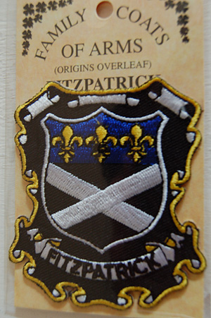 Fitzpatrick Embroidered Patch - Coat of Arms