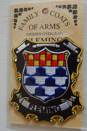 Fleming Embroidered Patch - Coat of Arms