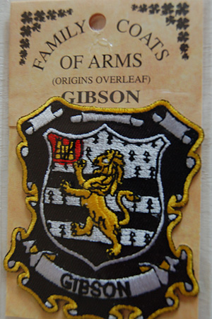 Gibson Embroidered Patch - Coat of Arms