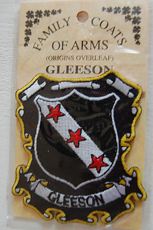 Gleeson Embroidered Patch - Coat of Arms