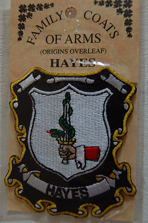 Hayes Embroidered Patch - Coat of Arms