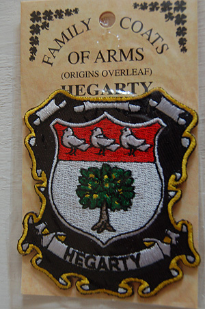 Hegarty Embroidered Patch - Coat of Arms