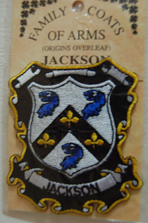 Jackson Embroidered Patch - Coat of Arms